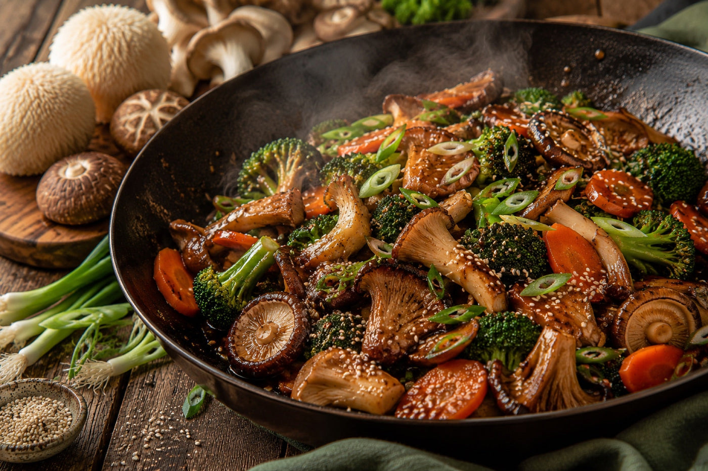Gourmet Mushroom & Broccoli Stir-Fry