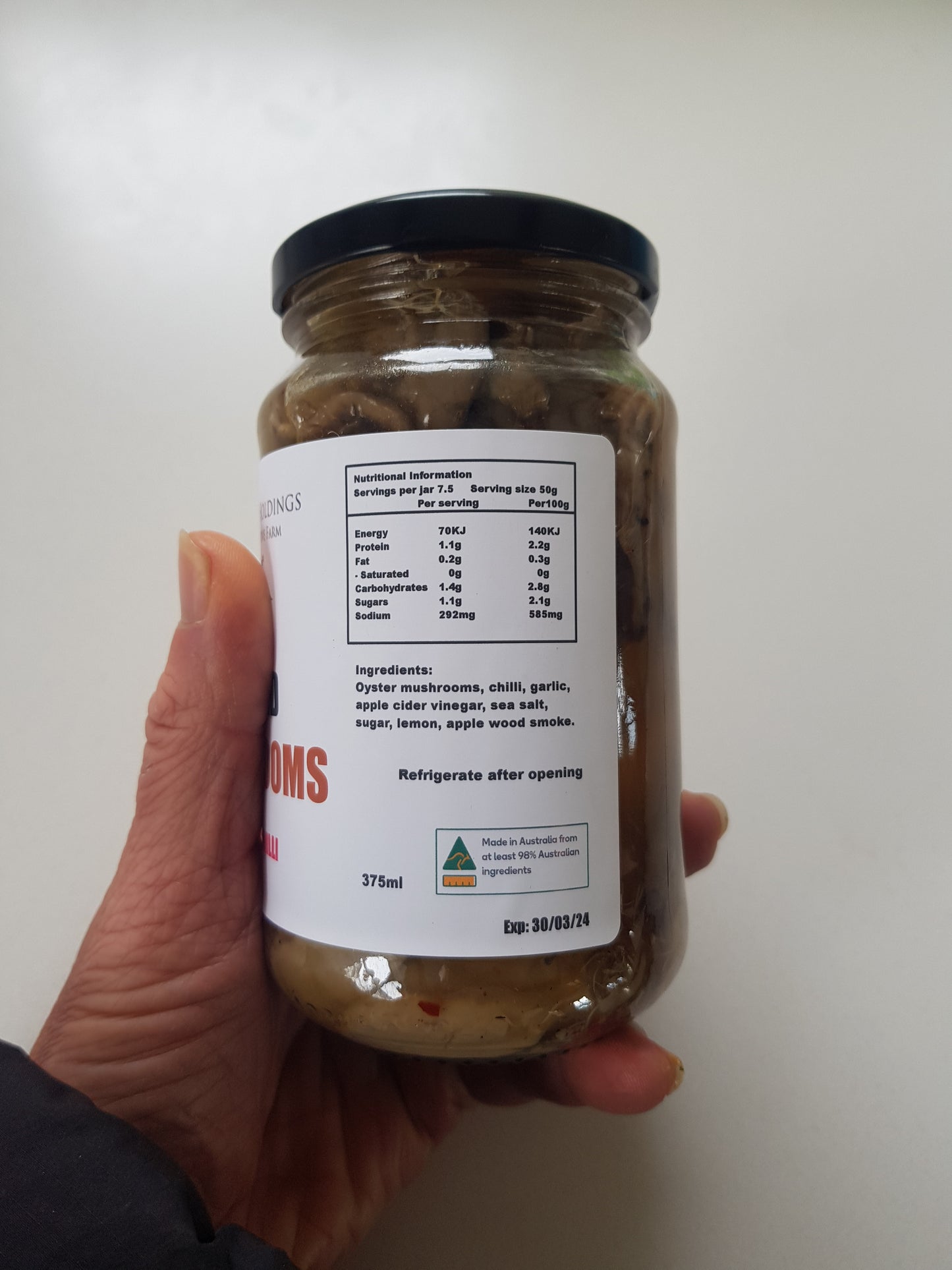 Pickled Oyster Mushrooms