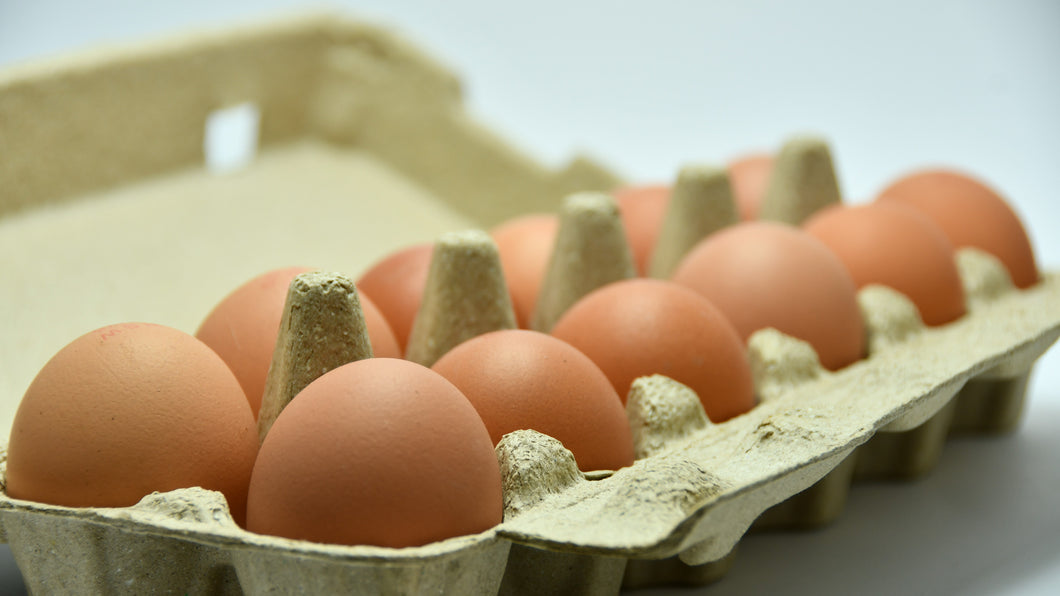 Farm Fresh Eggs - Carton 12 - 800g+